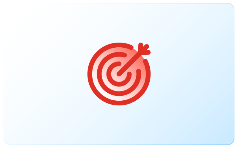 Target with arrow graphic